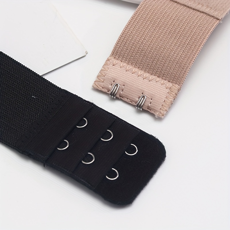 3 Pieces Adjustable 2-Hook Bra Strap Extenders for Comfortable Braless Look, Women's Lingerie & Underwear Accessories with Adjustable Band - الصورة 5