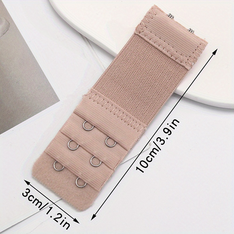 3 Pieces Adjustable 2-Hook Bra Strap Extenders for Comfortable Braless Look, Women's Lingerie & Underwear Accessories with Adjustable Band - الصورة 11