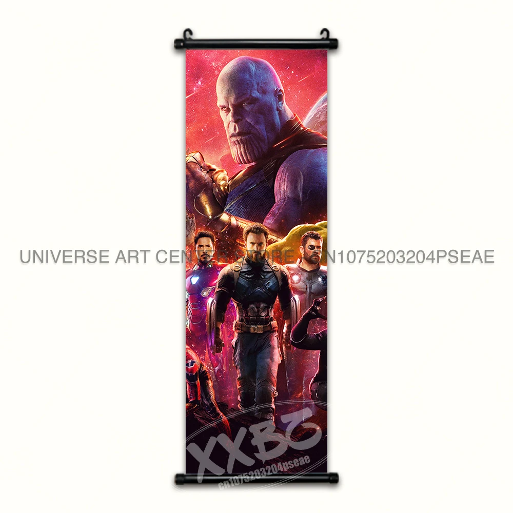 Marvel Poster The Avengers Movie Home Decor Captain America Wall Art Iron Man Hanging Painting Thor Scrolls Picture Hulk Mural - الصورة 28