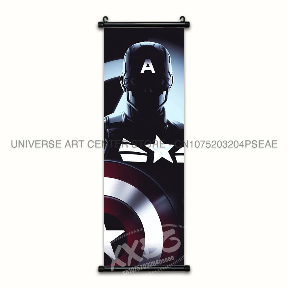 Marvel Poster The Avengers Movie Home Decor Captain America Wall Art Iron Man Hanging Painting Thor Scrolls Picture Hulk Mural - الصورة 16