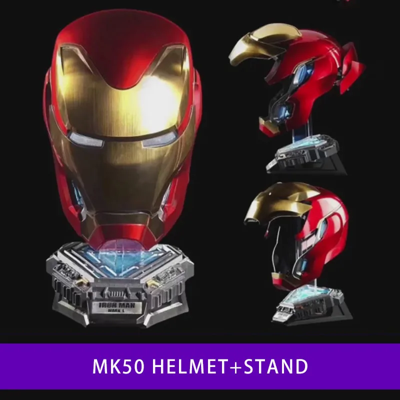 2024 New Mechahead 1:1 Iron Man Mk50 helmet Voice-activated Deformation Wearable Helmet Around Marvel Animation Toy - الصورة 9