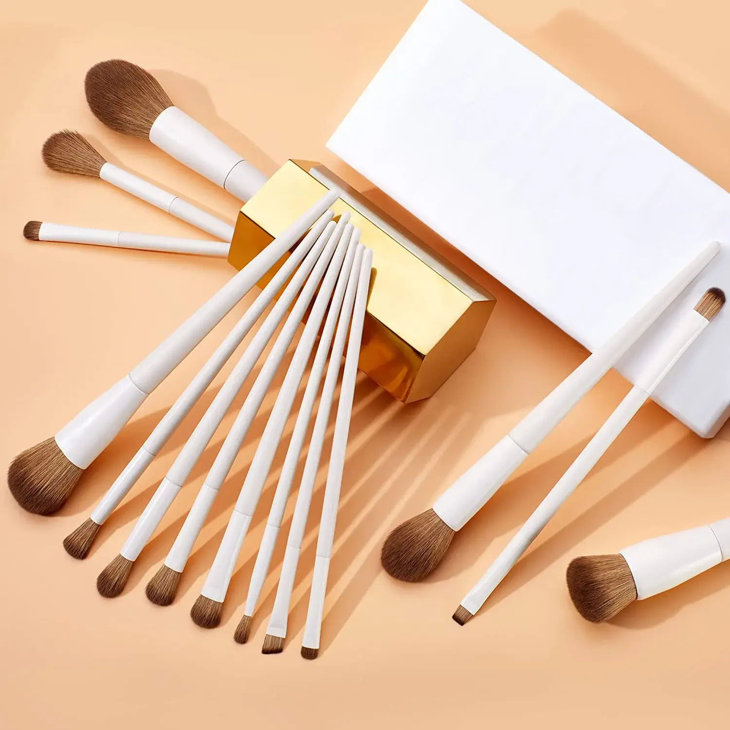 Makeup Brushes 14pc Makeup Brush set Synthetic Foundation Brush Powder Contour Eyeshadow Liner Blending Highlight - الصورة 7