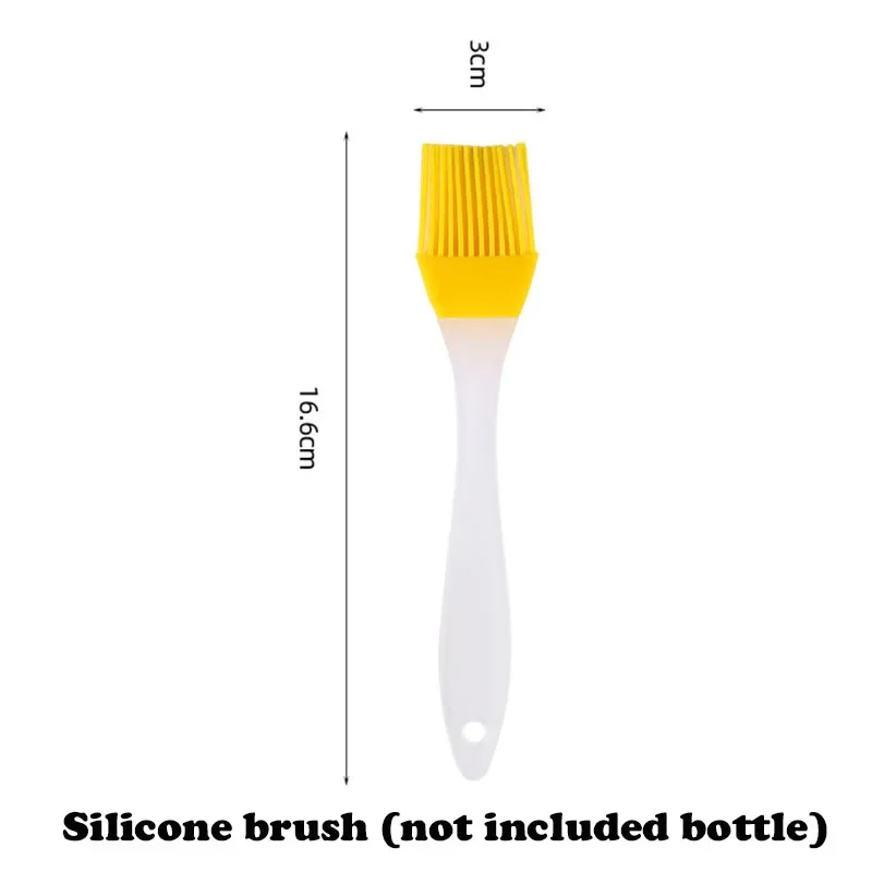 200/300/500ml Oil Spray Bottle BBQ Cooking Olive Oil Sprayer Plastic Baking Oil Spray Empty Bottle Vinegar Bottle Or Oil brush - الصورة 11