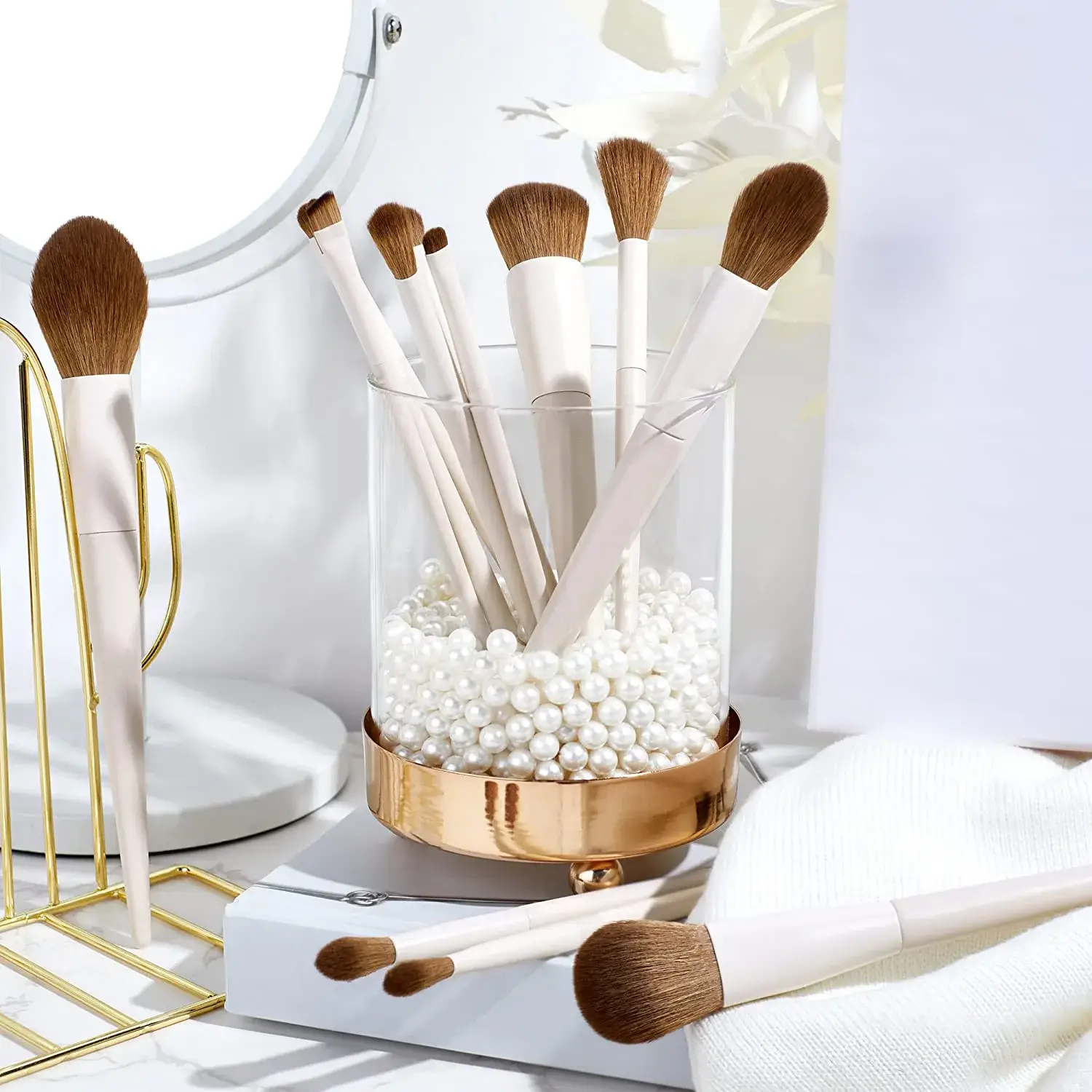Makeup Brushes 14pc Makeup Brush set Synthetic Foundation Brush Powder Contour Eyeshadow Liner Blending Highlight - الصورة 6
