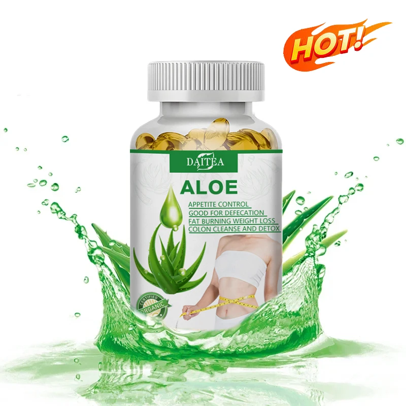 Aloe Vera Extract Capsules - Powerful Detoxification and Cleansing, Supports Weight Management, Enhances Immunity, 120 Capsules - الصورة 6