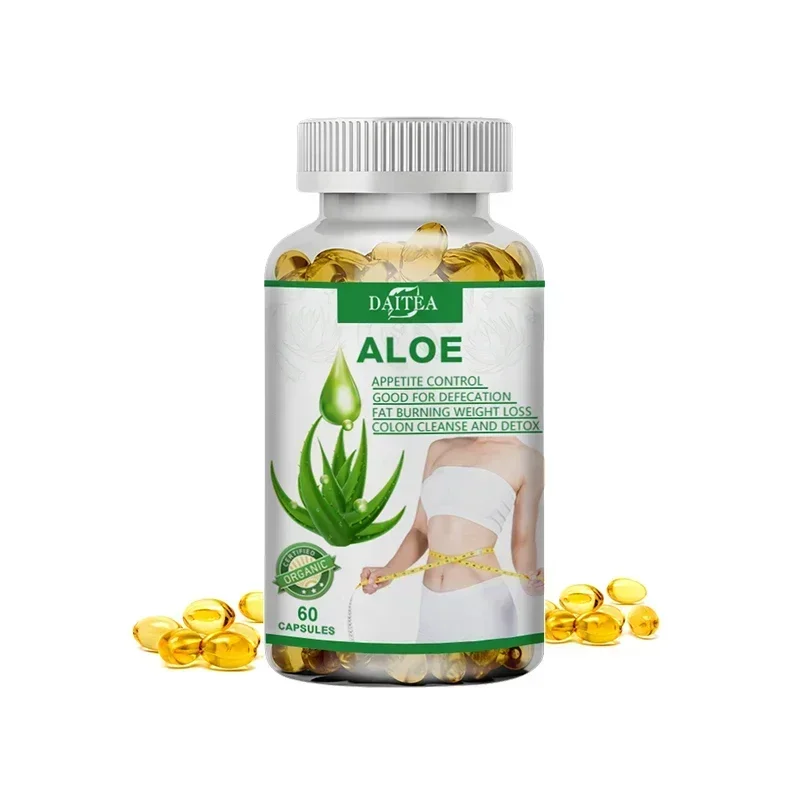 Aloe Vera Extract Capsules - Powerful Detoxification and Cleansing, Supports Weight Management, Enhances Immunity, 120 Capsules - الصورة 9