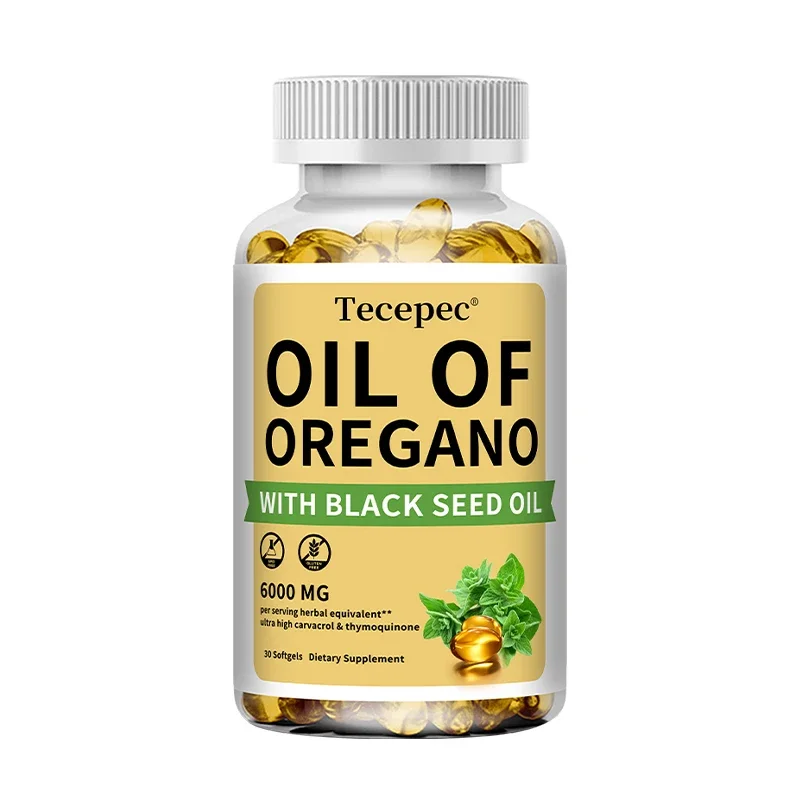 Oil of Oregano with Black Seed Oil, 30/60/120 Capsules– 20:1 Extract - Antioxidant Immune Health Support, Non-GMO Supplement - الصورة 9