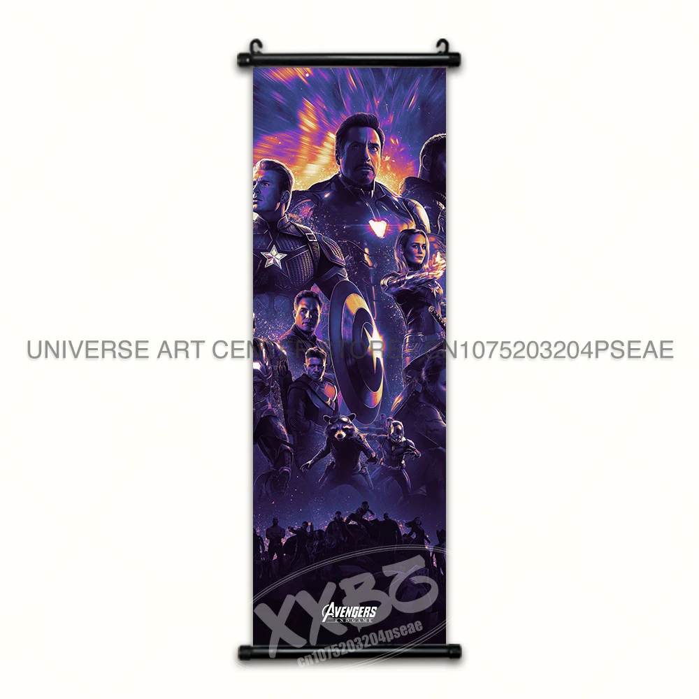 Marvel Poster The Avengers Movie Home Decor Captain America Wall Art Iron Man Hanging Painting Thor Scrolls Picture Hulk Mural - الصورة 26