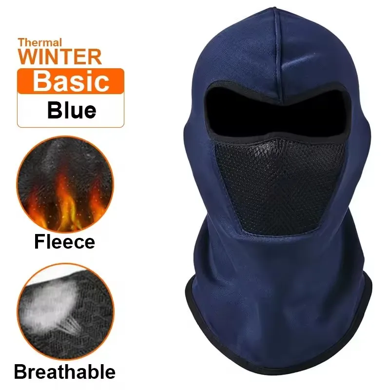 Thermal Winter Balaclava Cycling Full Face Mask Warm Outdoor Sports Motorcycle Ski Fishing Hunting Mask Fleece Scarf Cap Bandana - الصورة 7