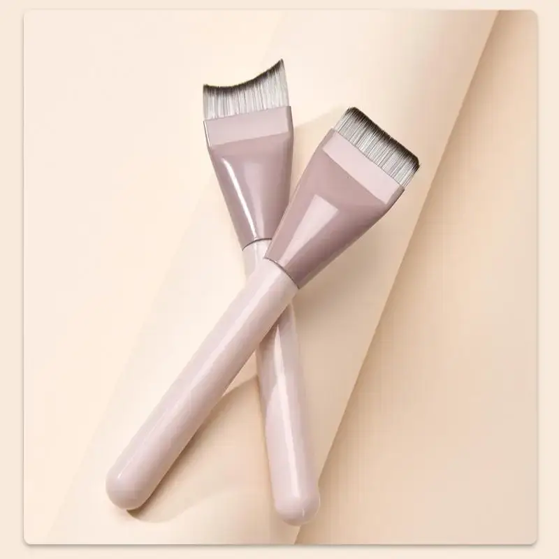 Makeup Foundation Brush Cosmetic Makeup Tool Kits Foundation Brush +Makeup Palette + Black Powder Puff Set - الصورة 3