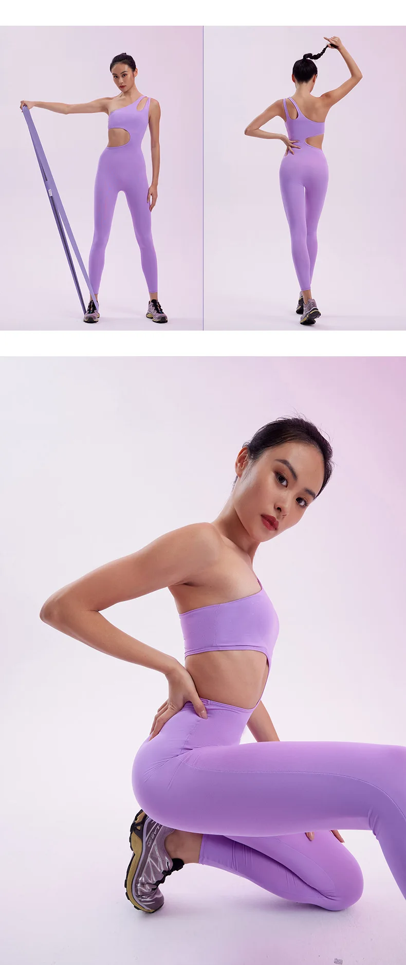 One Piece New Sexy Gym Sets Women Yoga Jumpsuits Sports Outfits Fitness Rompers Workout Clothes Padded Bodysuits Sportswears - الصورة 13