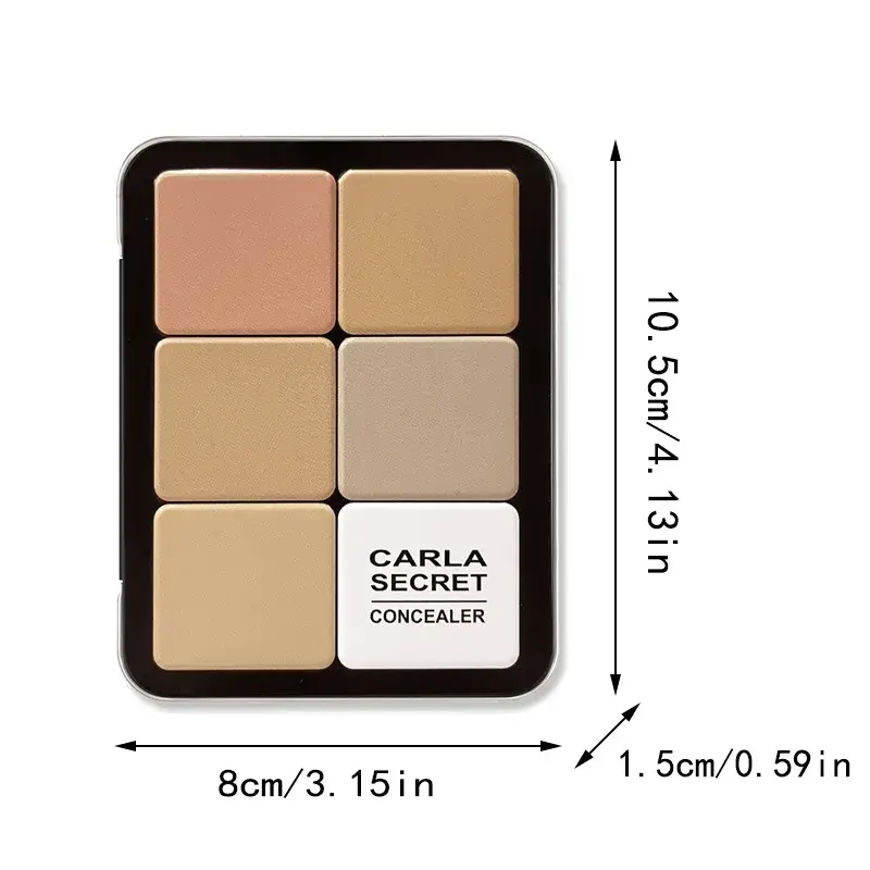 12 Color concealer Palette Matte Phosphor Outline Makeup Palette Cream foundation make-up Makeup Face Repair - الصورة 5