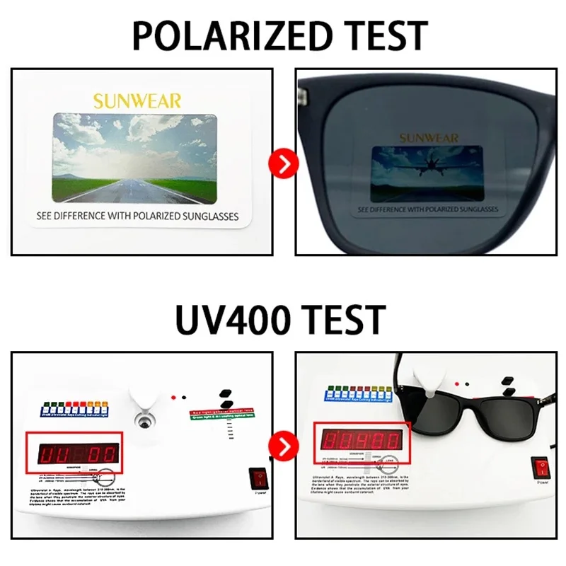 Night Vision Glasses PC Frame Polarized Sunglasses Men Outdoor Sport Sun Glasses Day Night Vision Driver Night Glasses Goggles - الصورة 4