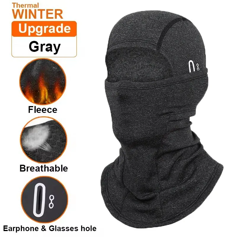 Thermal Winter Balaclava Cycling Full Face Mask Warm Outdoor Sports Motorcycle Ski Fishing Hunting Mask Fleece Scarf Cap Bandana - الصورة 12