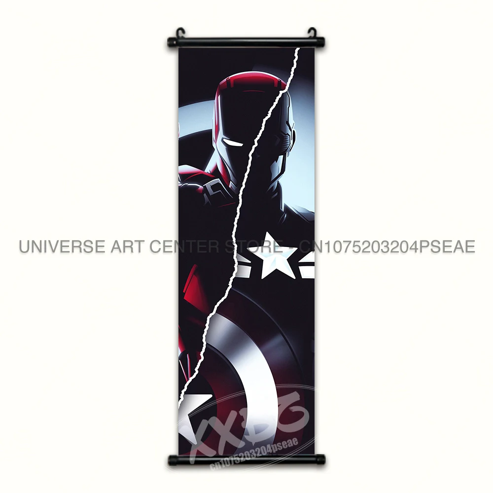 Marvel Poster The Avengers Movie Home Decor Captain America Wall Art Iron Man Hanging Painting Thor Scrolls Picture Hulk Mural - الصورة 12