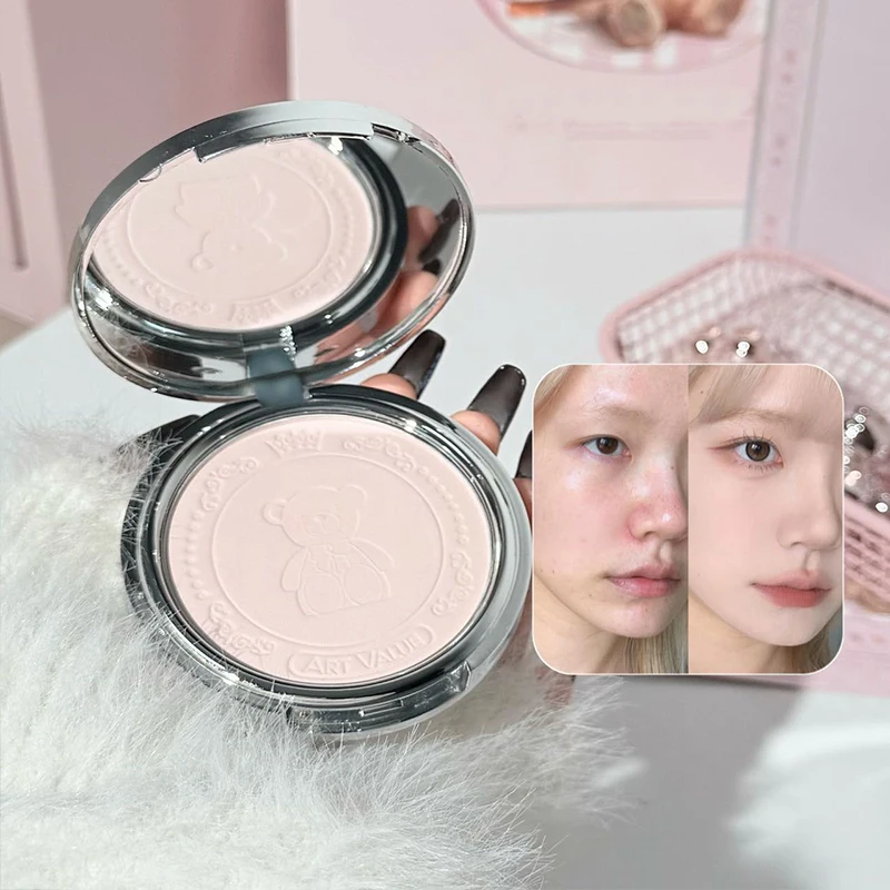ART VALUE 7PC Makeup Sets Include 3 Colors Matte Lip Mud,1 Pressed Powder,1 Blush,1 Eyes Palette,1 Necklace Beauty Makeup Sets - الصورة 3