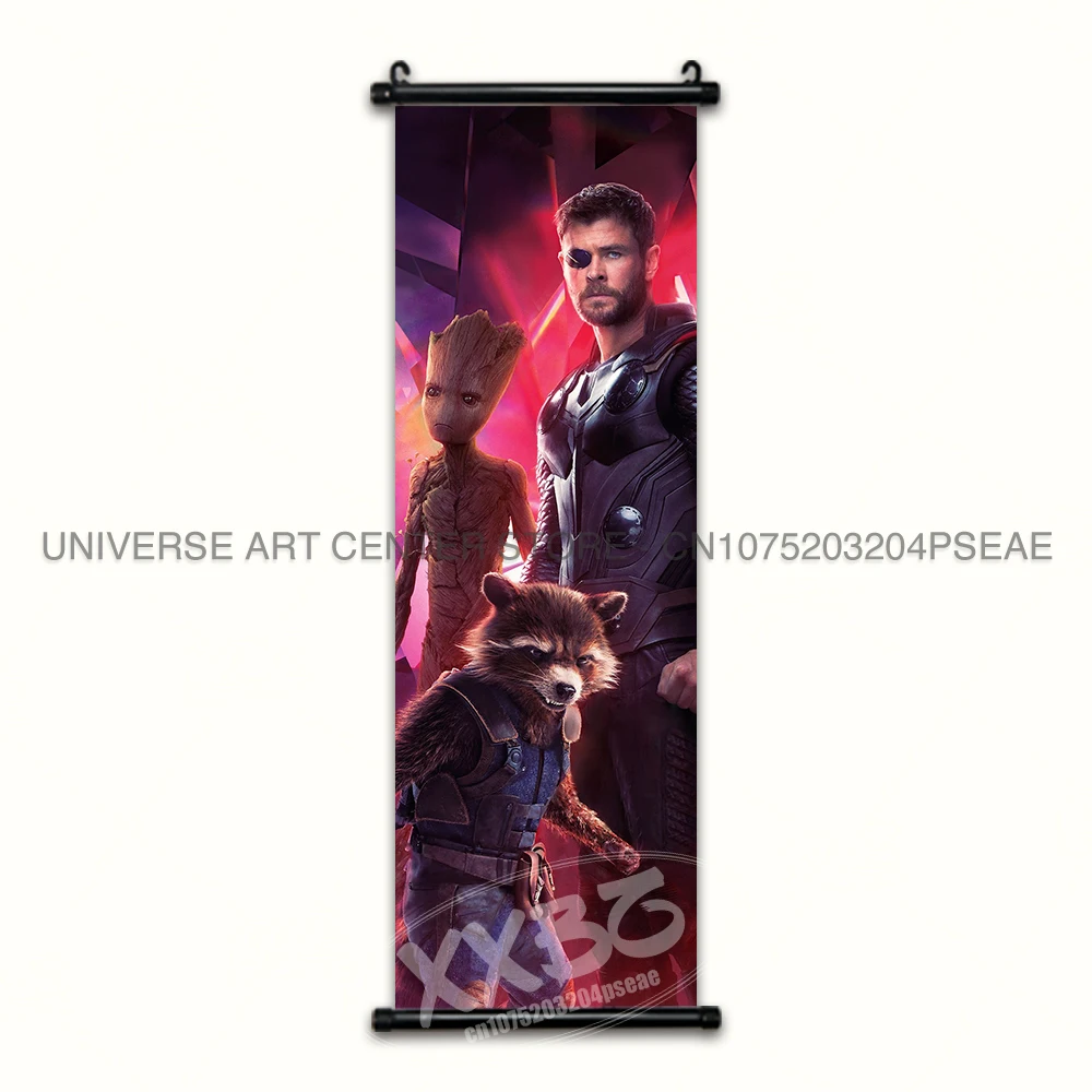 Marvel Poster The Avengers Movie Home Decor Captain America Wall Art Iron Man Hanging Painting Thor Scrolls Picture Hulk Mural - الصورة 24