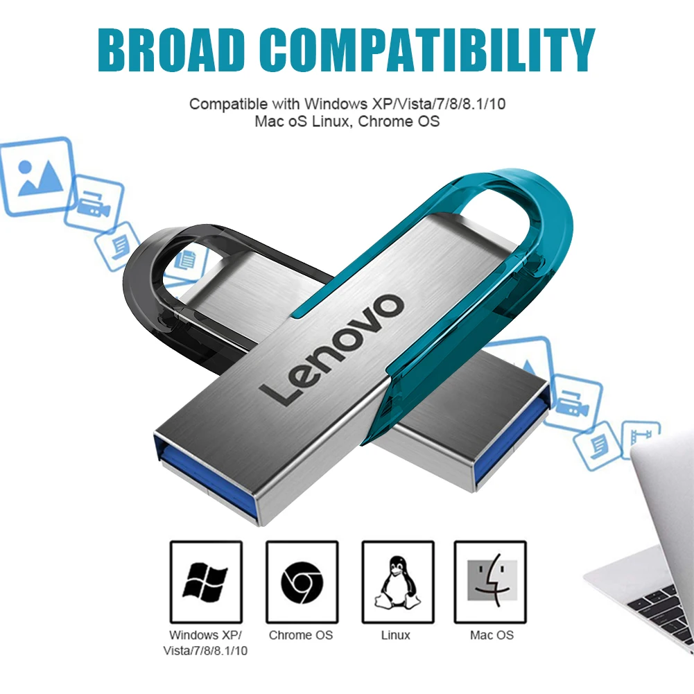 Lenovo Flash Drives 2TB Usb 3.0 Mini High Speed Metal Pendrive 1TB 512GB Stick Portable Drive Waterproof Memoria Storage U Disk - الصورة 10