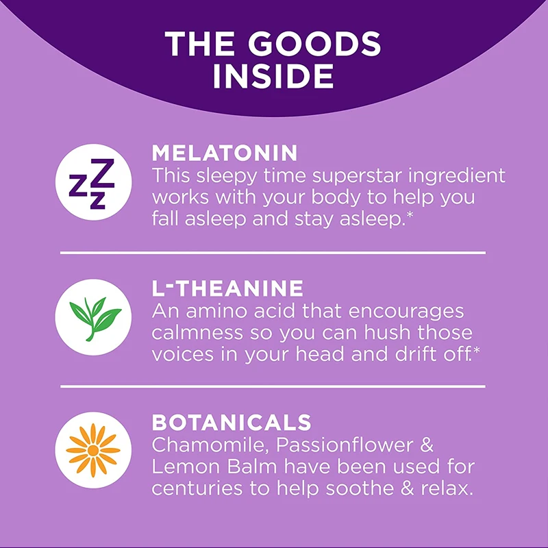 With 3 Mg Melatonin & L-Theanine Capsules, Sleep Support Helps Calm Mind and Body for Better, Longer Sleep 120 CapsulesSupplemen - الصورة 13