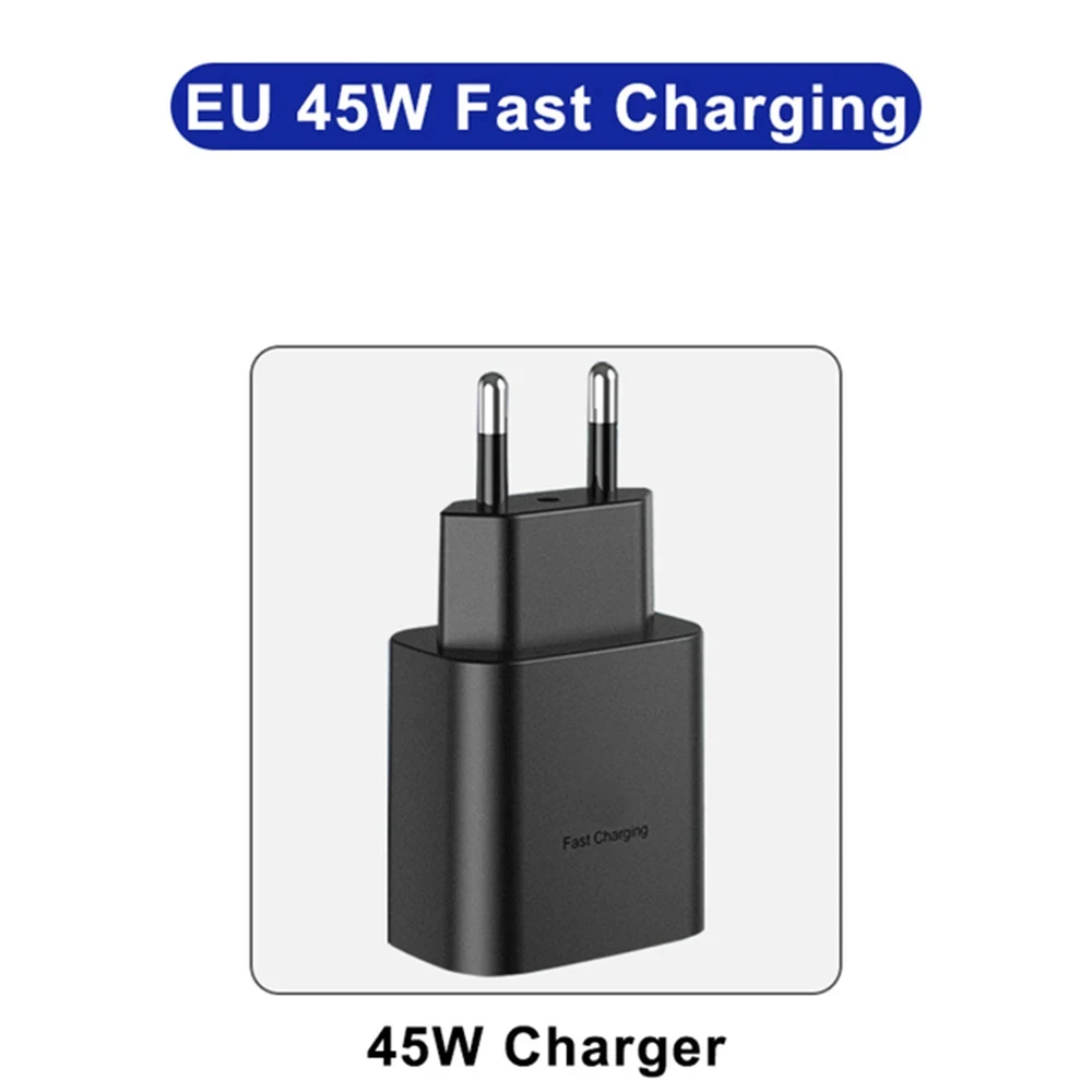 45W PD Super fast charge for S22 S23 Ultra Note 10+ 5G USB C Mobile Phone Type C US/EU/UK Fast Quick Charging Wall Adapter - الصورة 10