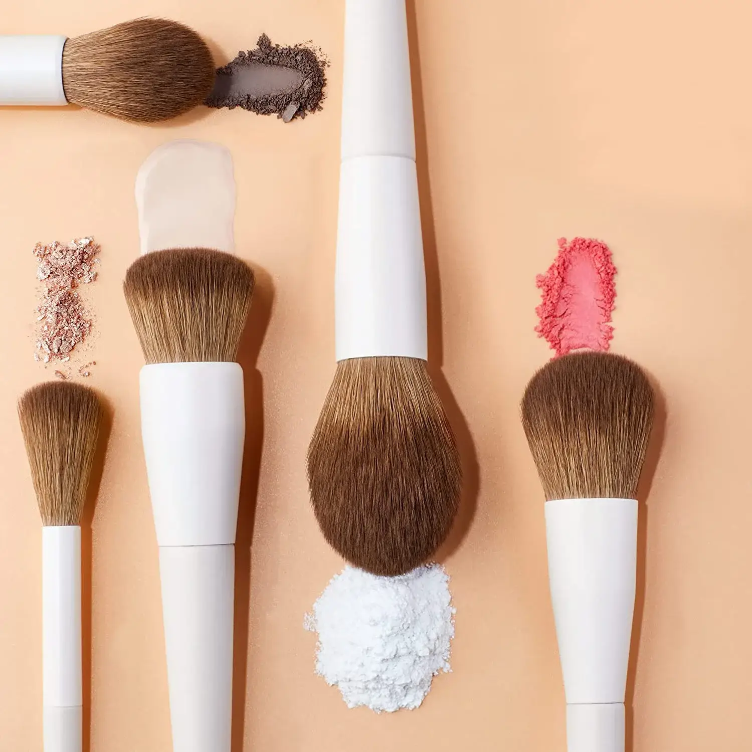 Makeup Brushes 14pc Makeup Brush set Synthetic Foundation Brush Powder Contour Eyeshadow Liner Blending Highlight - الصورة 8
