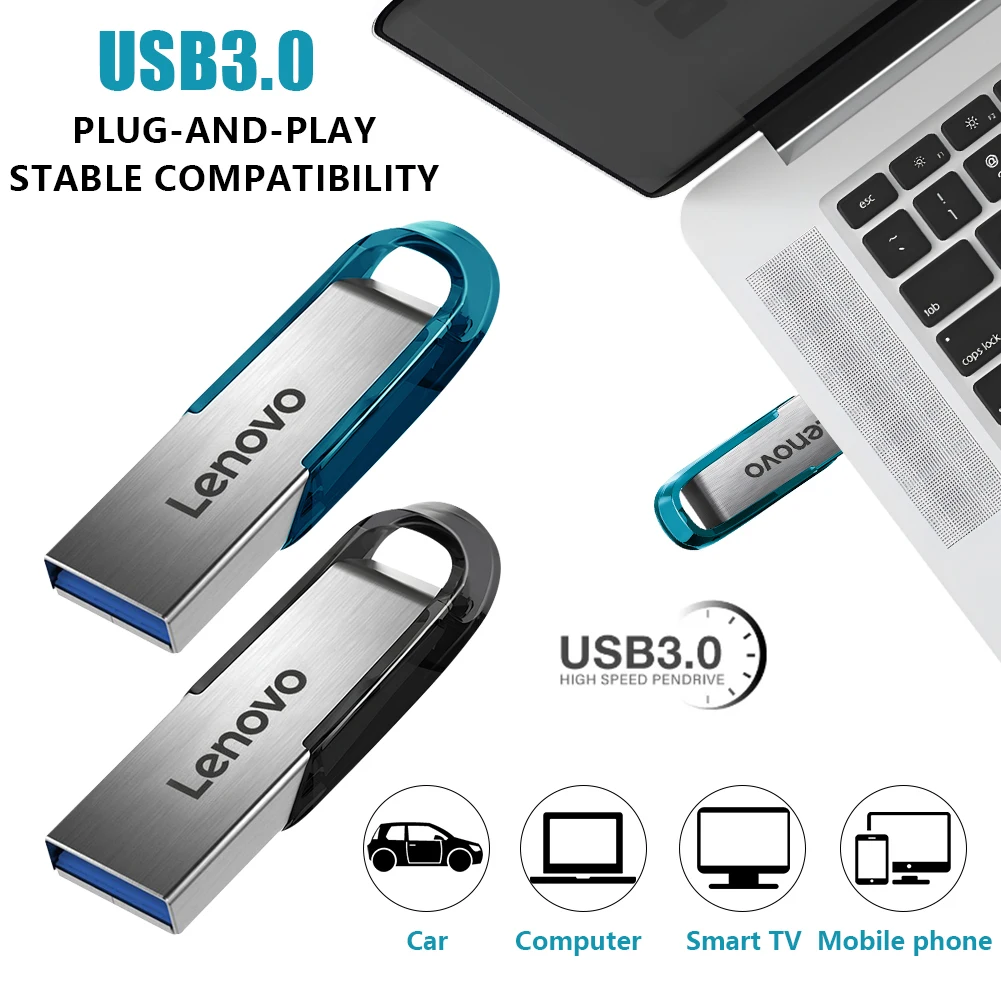Lenovo Flash Drives 2TB Usb 3.0 Mini High Speed Metal Pendrive 1TB 512GB Stick Portable Drive Waterproof Memoria Storage U Disk - الصورة 8