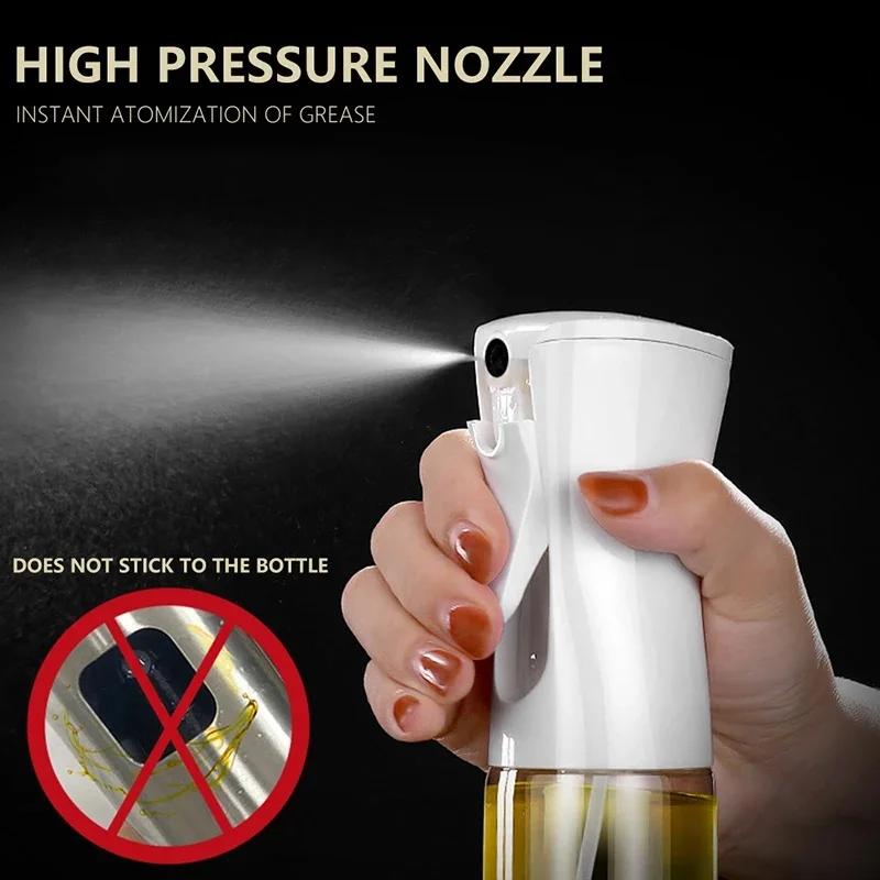 200/300/500ml Oil Spray Bottle BBQ Cooking Olive Oil Sprayer Plastic Baking Oil Spray Empty Bottle Vinegar Bottle Or Oil brush - الصورة 37