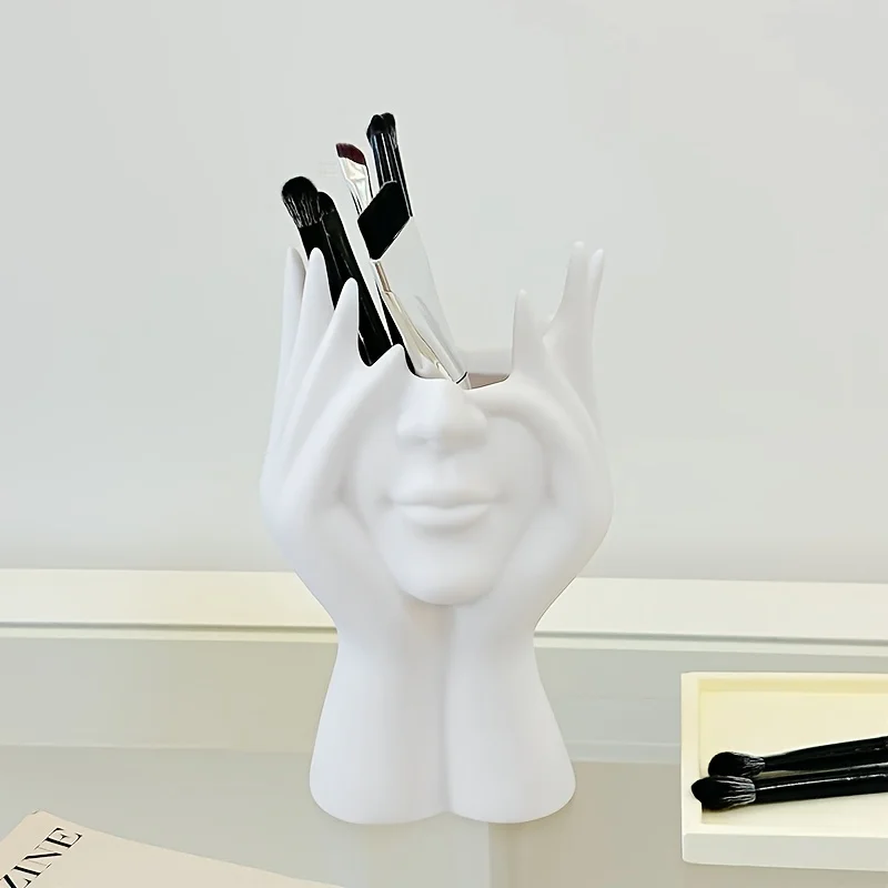 Makeup Organizer Is Lightweight, Portable, and Perfect for Desktop and Bathroom Use, Storing Brushes and Cosmetics - الصورة 10
