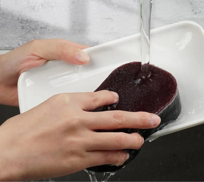 Magic Sponge Power Thicken Double -sided Dishes Cleaning Brushes Kitchen Wipe Rust Brushing Pot Bottom Black Stain Artifact - الصورة 30