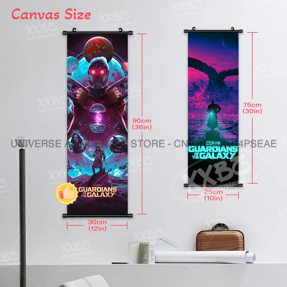 Marvel Poster The Avengers Movie Home Decor Captain America Wall Art Iron Man Hanging Painting Thor Scrolls Picture Hulk Mural - الصورة 4