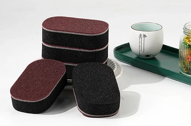 Magic Sponge Power Thicken Double -sided Dishes Cleaning Brushes Kitchen Wipe Rust Brushing Pot Bottom Black Stain Artifact - الصورة 33