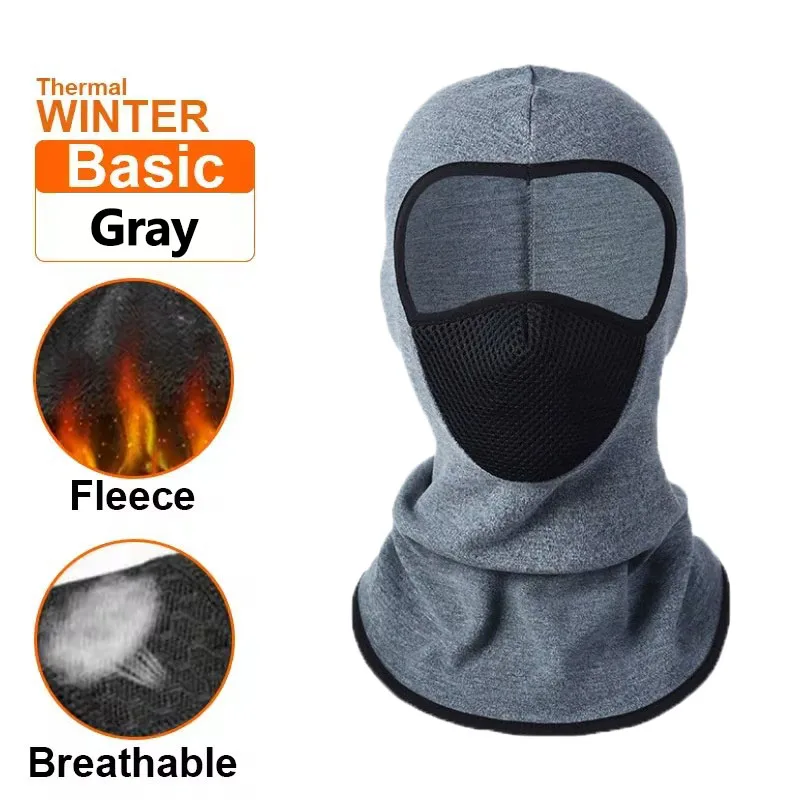 Thermal Winter Balaclava Cycling Full Face Mask Warm Outdoor Sports Motorcycle Ski Fishing Hunting Mask Fleece Scarf Cap Bandana - الصورة 8