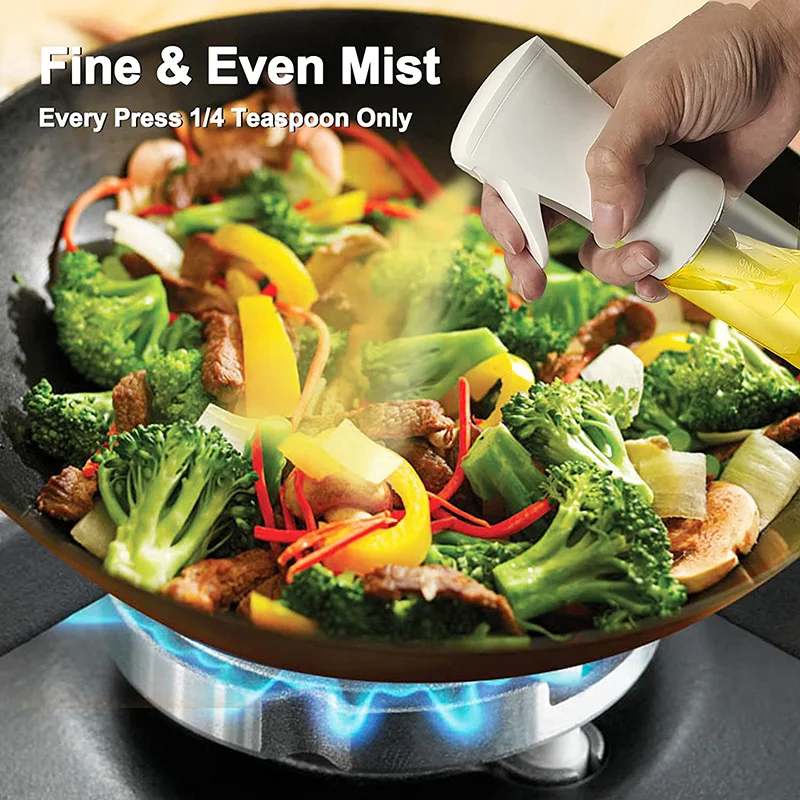 200/300/500ml Oil Spray Bottle BBQ Cooking Olive Oil Sprayer Plastic Baking Oil Spray Empty Bottle Vinegar Bottle Or Oil brush - الصورة 39