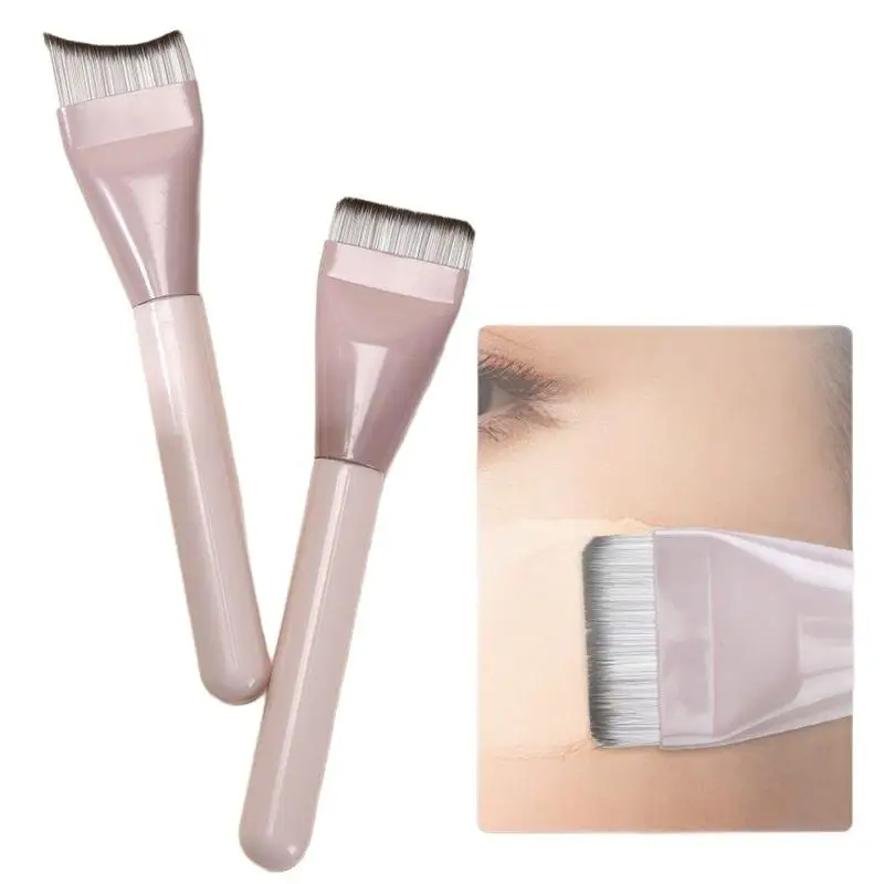 Makeup Foundation Brush Cosmetic Makeup Tool Kits Foundation Brush +Makeup Palette + Black Powder Puff Set - الصورة 14