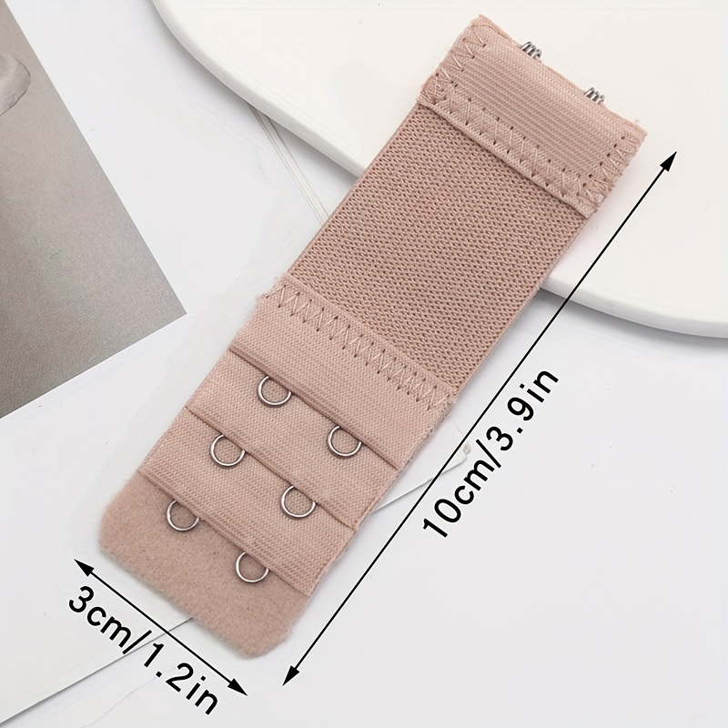 3 Pieces Adjustable 2-Hook Bra Strap Extenders for Comfortable Braless Look, Women's Lingerie & Underwear Accessories with Adjustable Band - الصورة 4