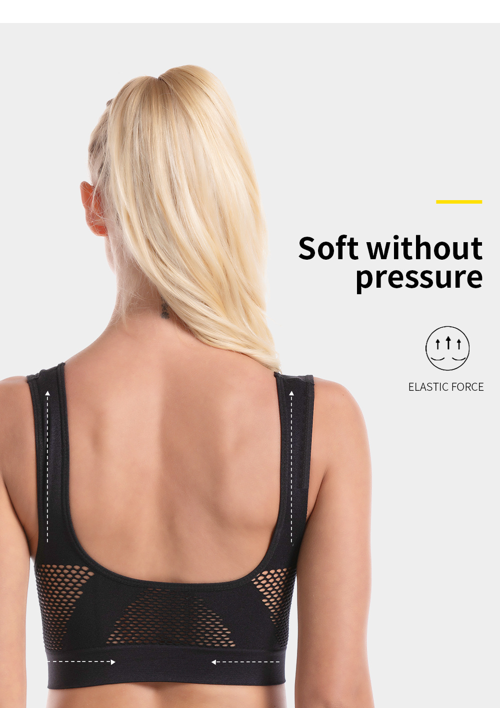 Bras for Women Seamless Bra with Pads Easy Comfort Bra Everyday Push Up Bralette Vest Wireless Brassiere Bra - الصورة 19
