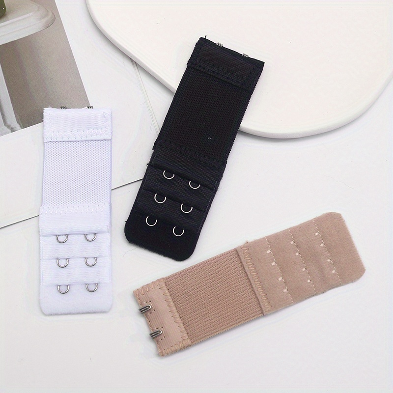 3 Pieces Adjustable 2-Hook Bra Strap Extenders for Comfortable Braless Look, Women's Lingerie & Underwear Accessories with Adjustable Band - الصورة 9